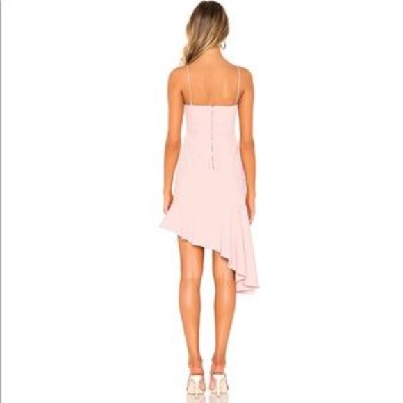 NWT! Superdown Asymmetric Ruffle Dress - Picture 2 of 4